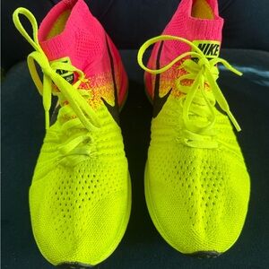 Nike Zoom Neon Pink and Yellow Sneakers EUR 41/US 8 Men
